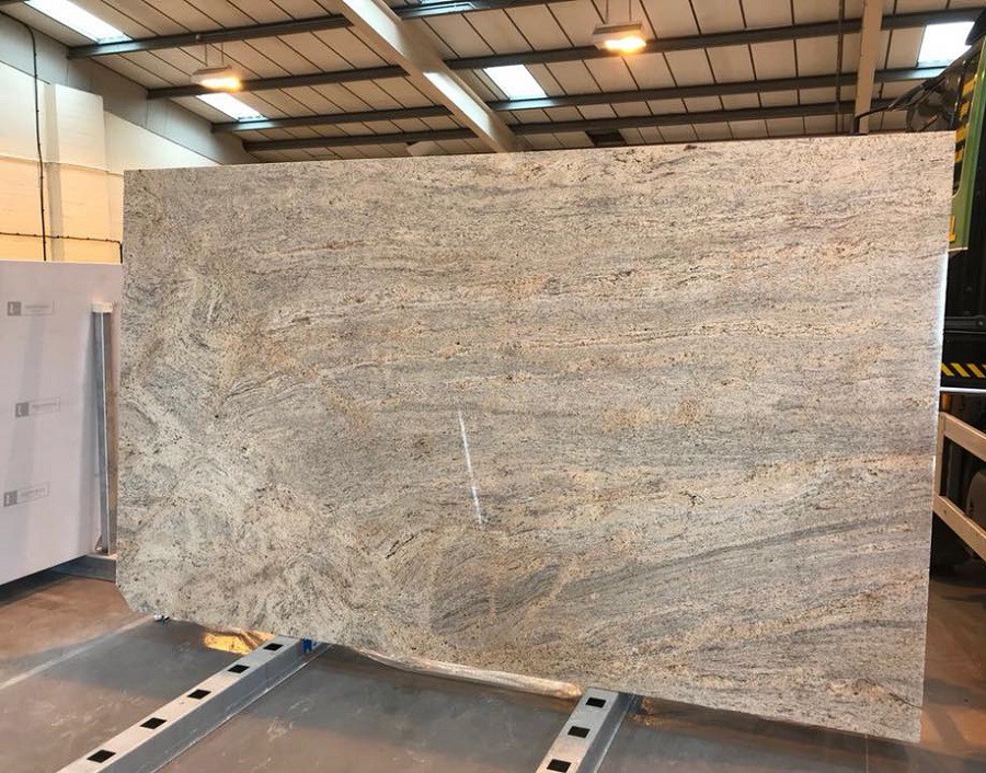 Ivory fantasy granite polished slab