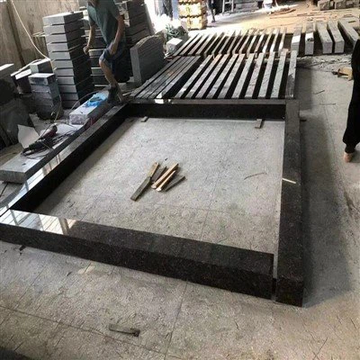 بلیک اینڈ براؤن گرینائٹ ٹومب اسٹون براؤن ہیڈ اسٹون اور مومنٹ