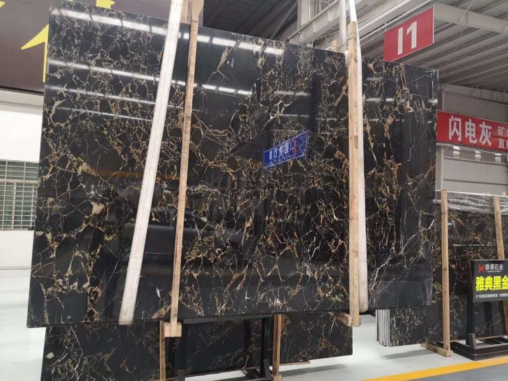Black Portoro Gold Marble