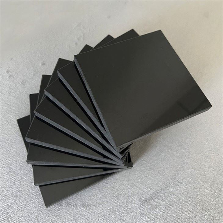Artificial Stone Pure Black Nano Glass Crystallized