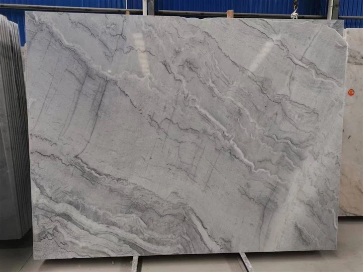 Bruce Grey Marble Slabs For Countertop , Flooring And Wall.